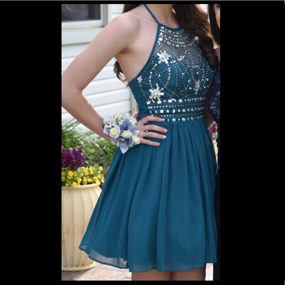 Bedazzled Windsor Junior Prom Dress - Picture 1 of 2